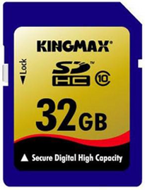 Карта памяти Kingmax SD HC 32GB Class 10